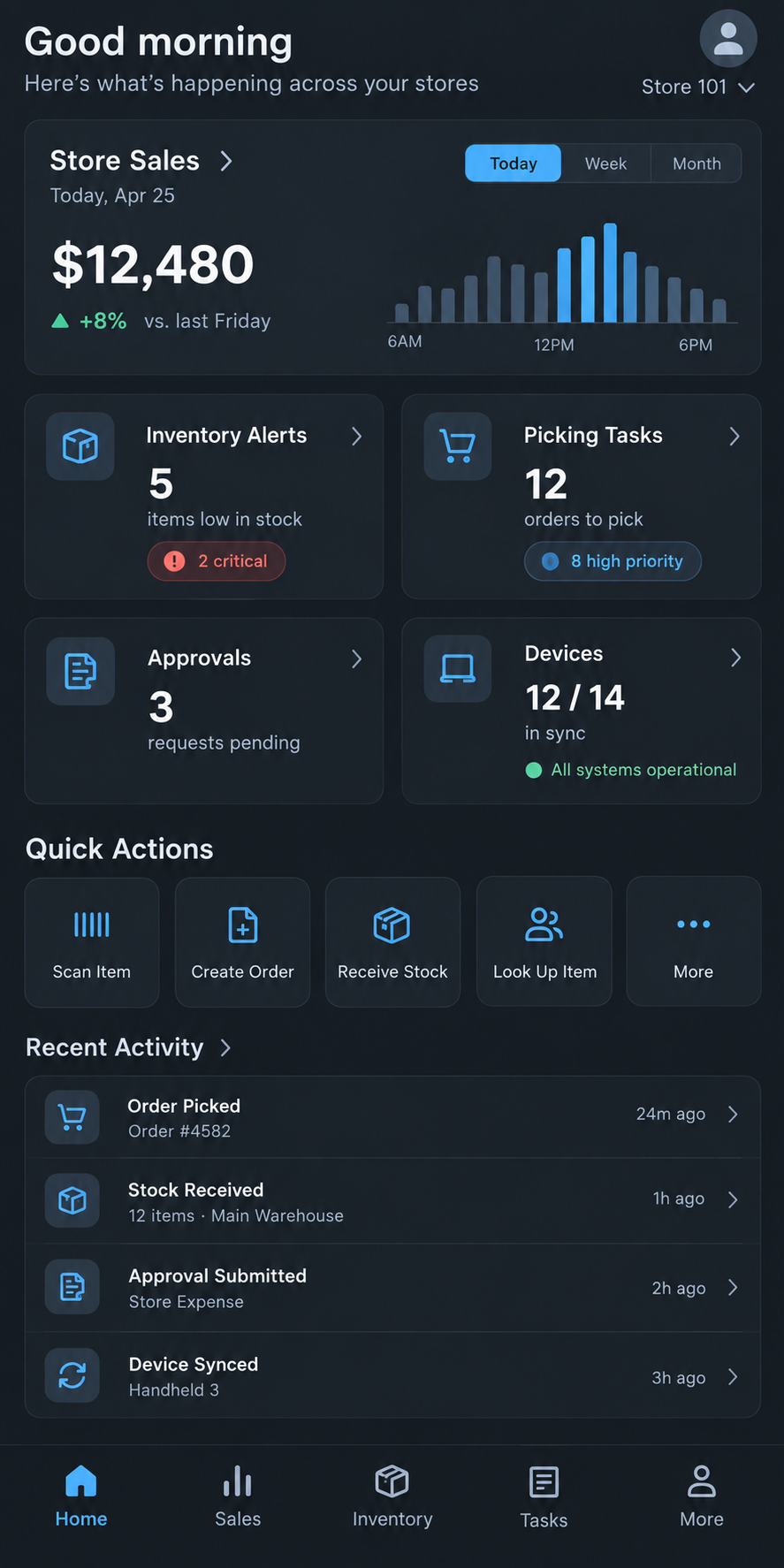 Winod mobile app preview